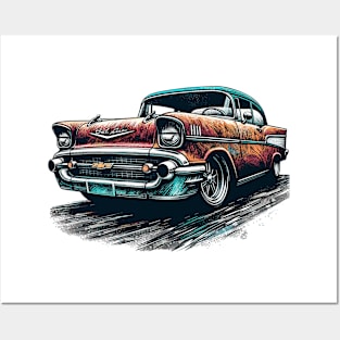 Chevy Bel Air Posters and Art